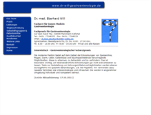 Tablet Screenshot of dr-will-gastroenterologie.de